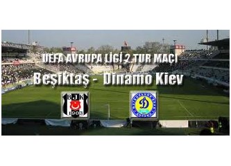 Beşiktaş Dinamo Kiev karşısında, Eğemen ile uçtu 1:0