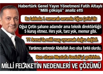 F. Altaylı hem suçluyu bulmuş hem çözüm önermiş!