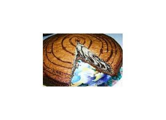 Zebra desenli kek tarifi