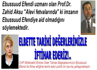 Ebussuud Efendi tarihi değerlerimizdendir...
