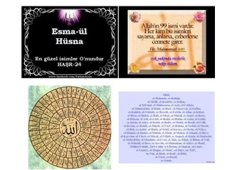 Esmaül Hüsna: Allah'ın 99 İsmi