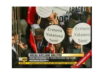  Hocalı Katliamı Protestosu mu, Ermeni Halkını Hedef Göstermek mi?