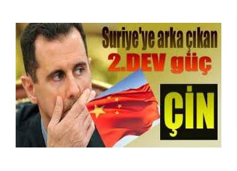 Suriye'ye müdahale askıya alındı, Çin devrede, Suriye'den acilen şiddete son vermesini istedi,