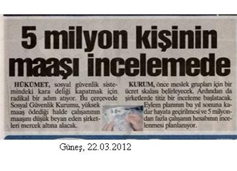 5 milyon kişinin maaşı incelenecek
