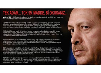 Tek adam ve yanlışlıklar…