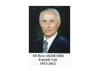 E. Vali Şair- Yazar  A.Rıza  Akdemir'in ardından