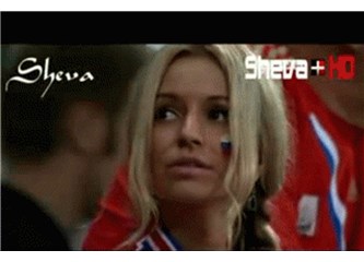 Euro 2012'deki gizemli Rus kızı.