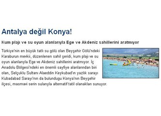 Ankara'ya deniz getirmek