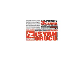 'Devrimci Müslümanların' İsyan orucu bildirisi...