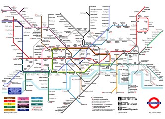 Londra metro haritası kılavuzu (London tube map)
