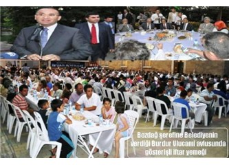 Bozdağ, Belediye’nin iftar yemeğine katıldı