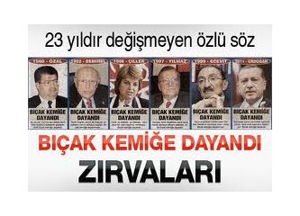 Kanama zamanları -2- (dört sene önce idi)