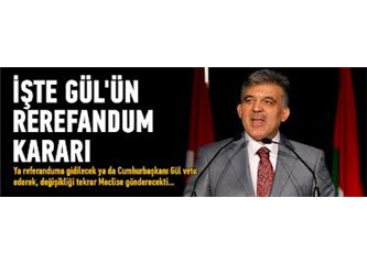 Yerel seçimleri öne alan anayasa değişikliği Gül tarafından anında veto edildi!
