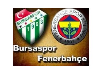 Milli maçlarda sakata gelen Fenerbahçe, Bursa'dan puan alabildi! Bursaspor 1 Fenerbahçe 1
