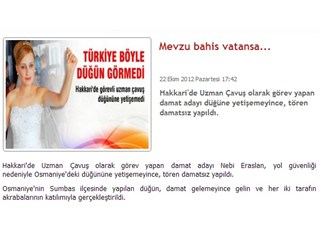 Elalem koçsuz kuzu yapıyor biz ise şimdilik damatsız düğün yapmayı becerdik