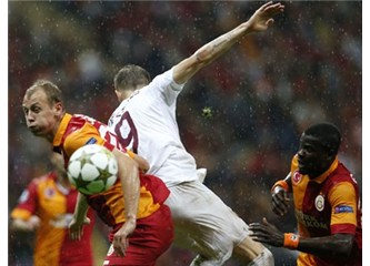 Galatasaray ıslak zemine takıldı (Galatasaray 1-1 Cluj)