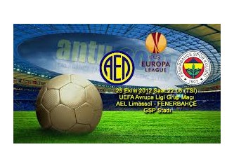 Fenerbahçe Taraftarlarına bayram sevinci yaşattı! AEL Lımassol 0 - Fenerbahçe 1