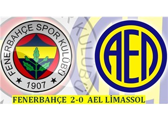 Fenerbahçe tur kapısını iyice araladı (Fenerbahçe 2-0 AEL Limassol)