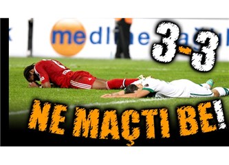 Üç üç üç! (Beşiktaş 3-3 Bursaspor)