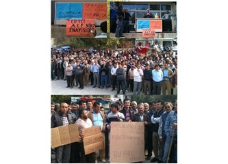 Üreticiler hükümeti protesto ettiler