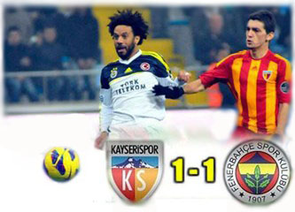 Fenerbahçe'de Cristian'a bağlanan umutlar (Kayserispor 1-1 Fenerbahçe)
