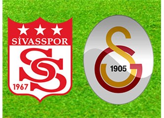 Sivasspor: 1 - Galatasaray: 3 Galatasaray için zor olmadı.