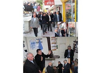Vali Tapsız’ın başlattığı esnaf ziyaretleri Vali Yılmaz tarafından da sürdürülüyor