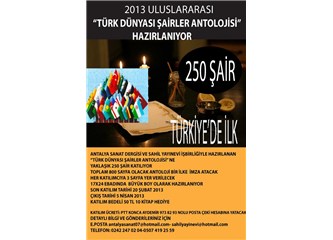 Türk Dünyası Şairler Antolojisi Yüreklice Koşuyor!