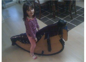 Her çocuk böyle bir sallanan at ister!