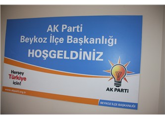 Ak Parti İlçe binası açılış için Başbakan'ı bekliyor