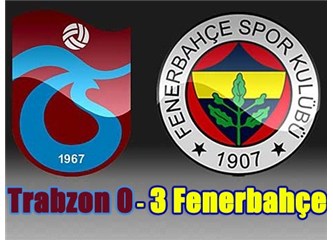 Kaçak Cristian Trabzon'u "Bamba"ladı (Trabzonspor 0-3 Fenerbahçe)