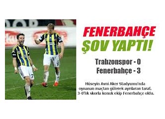 Fenerbahçe Trabzon'da 'Bamba'şka! Trabzon 0 Fenerbahçe 3