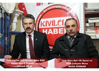 Büro emekçileri iş güvencesinin ortadan kaldırılmasına karşı alanlarda