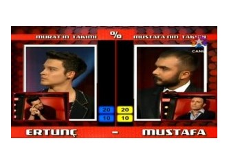 Yarı final / O Ses Türkiye – Düello: Ertunç Tuncer & Mustafa Bozkurt – Bence final Ertunç’ un hakk