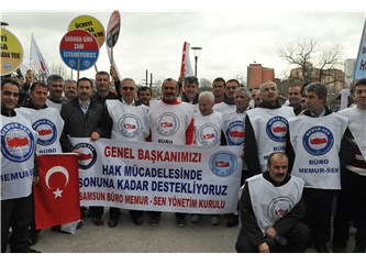 Samsun Büro Memur-Sen Ankara'da genel başkan Yusuf Yazgan'ı karşıladı