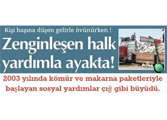 2013 Türkiyesinde Sosyal yardımların ulaştığı nokta...