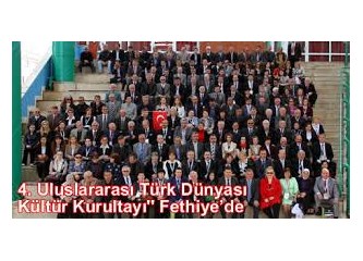 4.Uluslararası Türk Dünyası Kültür Kurultayı'nda kimler vardı? (  5  )