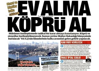 "Ev alma Köprü al"