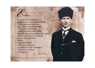Ey Ulu Önder Atatürk!.. Bugün 23 Nisan, neşe dolmuyor insan...