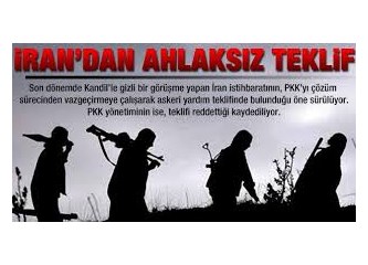 İran da PKK'ya "ahlaksız teklif"te bulunmuş...