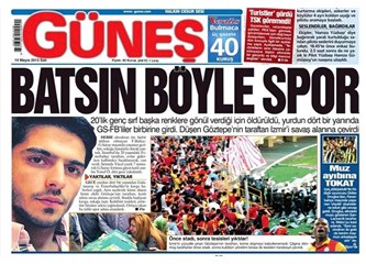 Sporda şiddeti önlemeye çalışmalıyız...