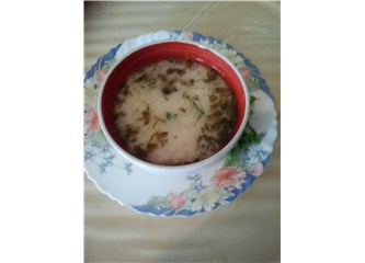 Ayran aşı çorbası (Soğuk ve sıcak içilebilen bir çorba)