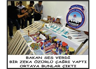 Bakan ses veriyor ve...