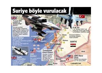Suriye'ye saldırıda para Araplardan, Füze ABD'den, asker Türkiye'den...