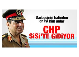 Seçilmiş Mursi'ye eyvallah etmeyen CHP'den darbeci Sisi'ye destek ziyareti...