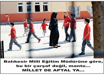 ÇARŞAFLI ÖĞRETMEN...