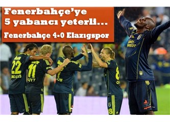 Yanal; Fenerbahçe'de Sow yapabilir mi? (Fenerbahçe 4-0 Elazığspor)