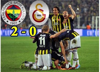 Fenerbahçe Kadıköy klasiklerine devam (Fenerbahçe 2-0 Galatasaray)