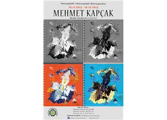 Mehmet Kapçak'ın Retrospektif Resim Sergisi Amed Sanat Galerisi'nde