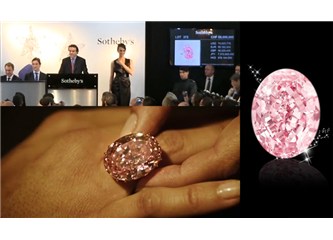 Dünya rekoru; bir müzayedede satılan en pahalı pırlanta; "Pink Star Diamond"oldu
